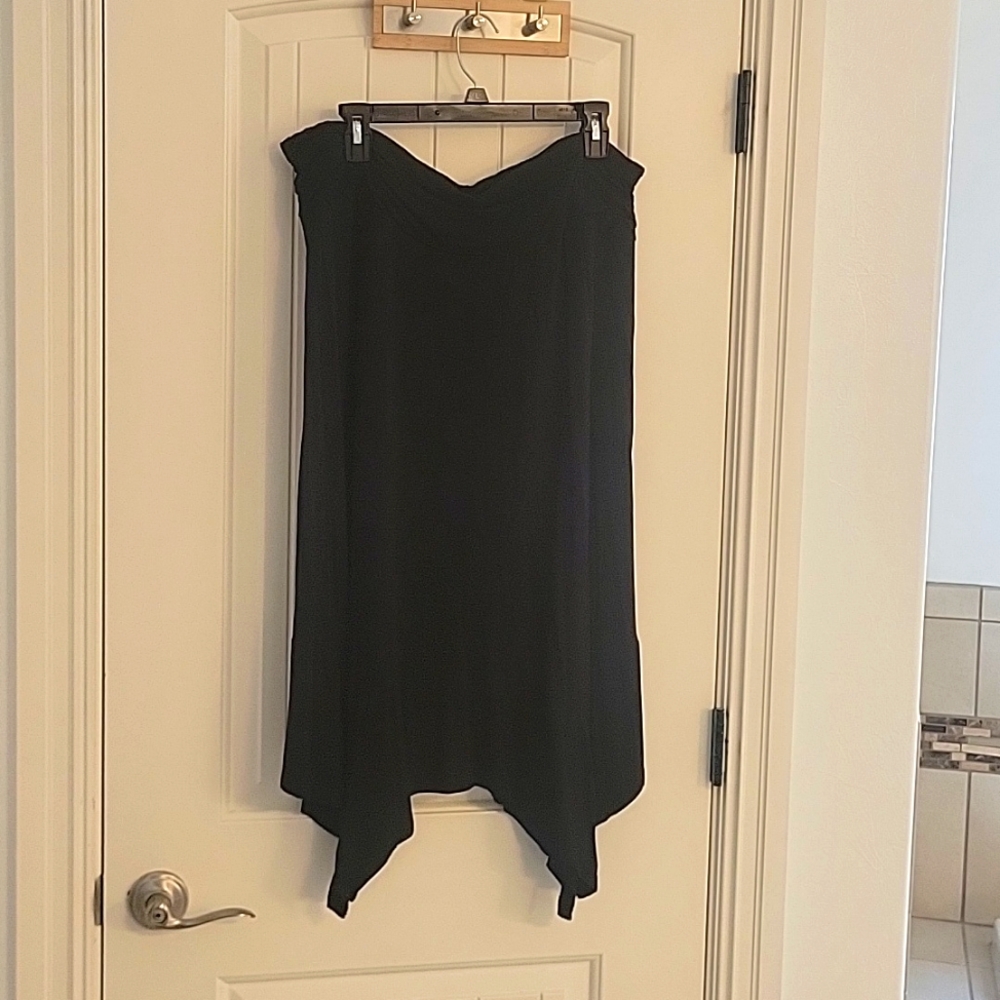 Black, flowy, boho skirt size XXL
